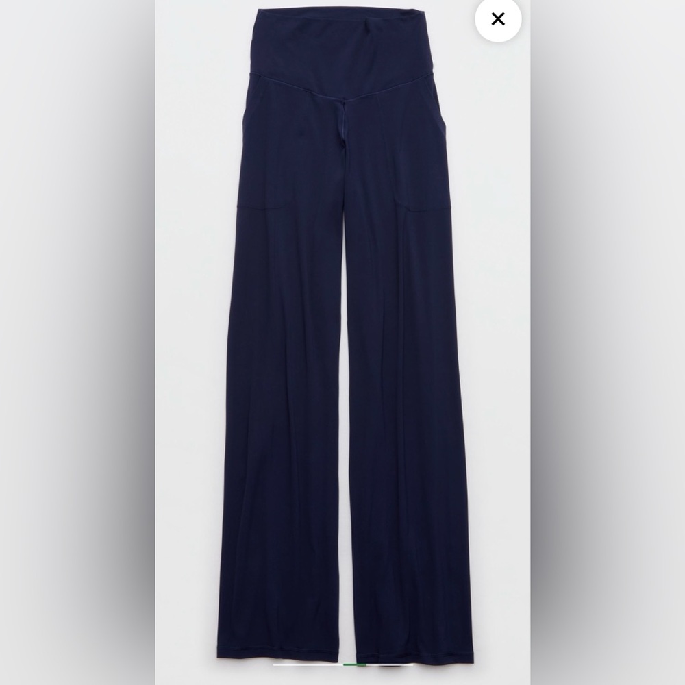 Aerie Offline Real Me Dark Blue Xtra high waisted trouser
